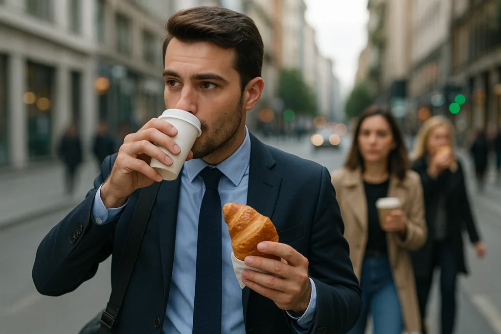Breakfast on the Go: Italian Convenience in a Hurry