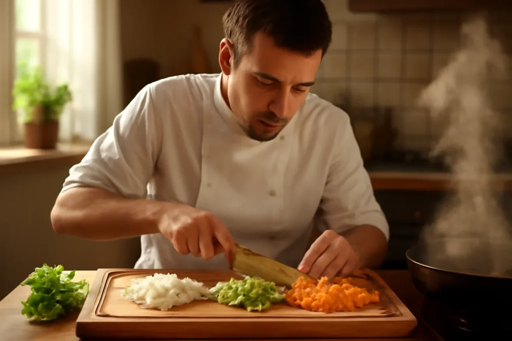 The holy trinity of Italian vegetables