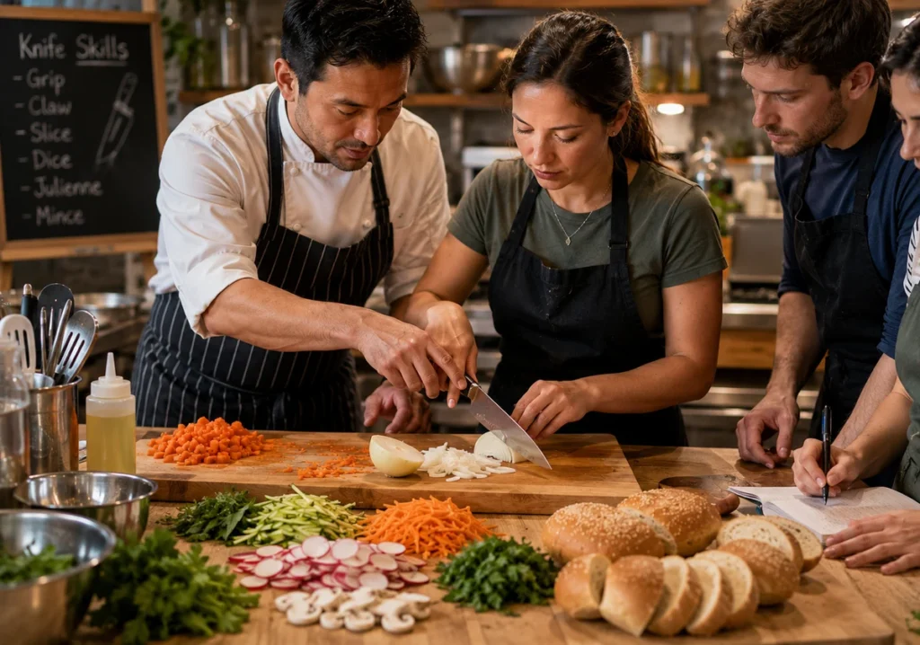 Basic Cooking Skills You Actually Build Faster in a Class